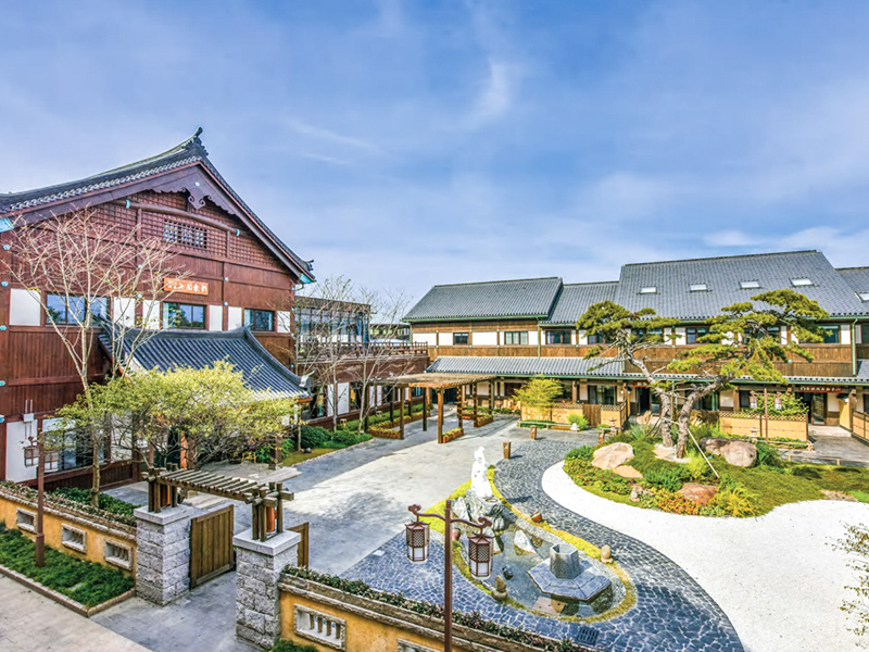 Casas de huéspedes con estructura de madera cerca del Slender West Lake en Yangzhou