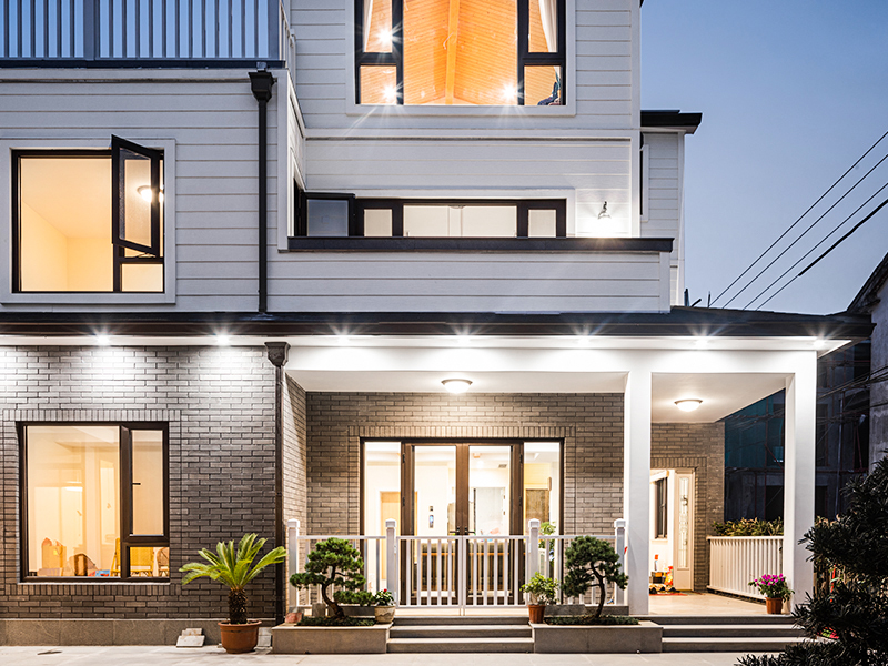 Casas de madera autoconstruidas en la zona rural de Suzhou