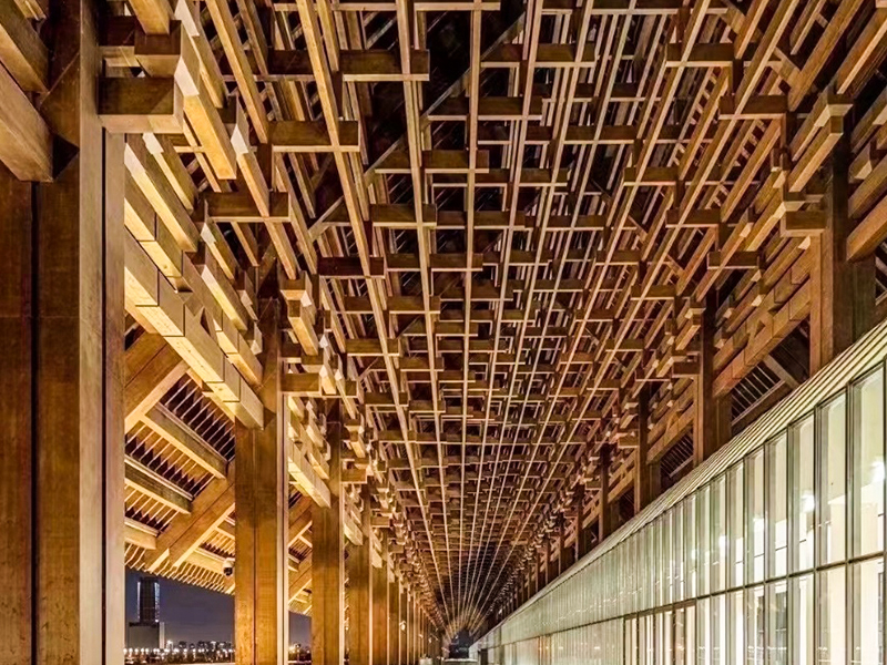 Centro internacional de conferencias sobre estructuras de madera Vanke Tianfu