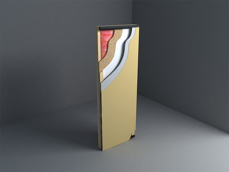 Paneles de pared con marco interior SPF