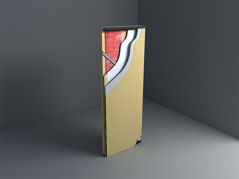 Paneles de pared con marco interior SPF