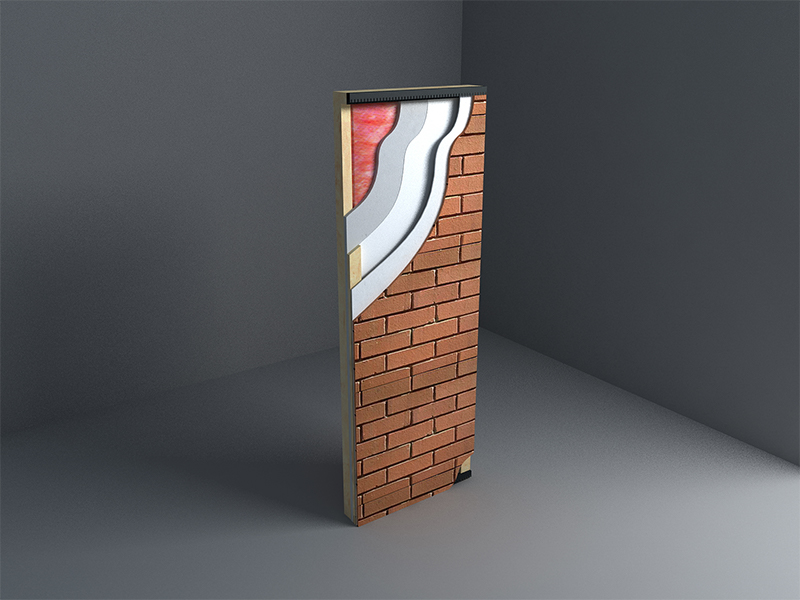 Paneles de pared con marco interior SPF